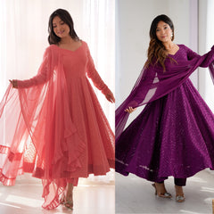 Ethereal Festive Anarkali Set