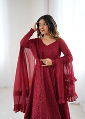 Ethereal Festive Anarkali Set