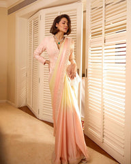 Elegant Saree with Jacket Blouse