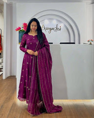 Pastel Glow Partywear Suit Set