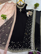 Royal Partywear Embroidered Anarkali Suit Set with Dupatta