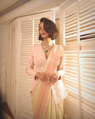 Elegant Saree with Jacket Blouse
