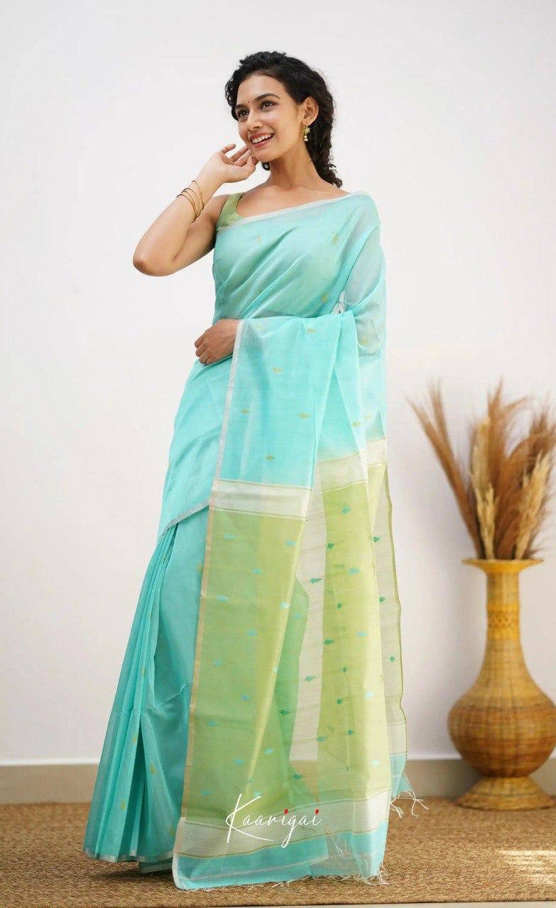 Elegant Soft Lilan Slab Saree with Minimal Weave Detailing