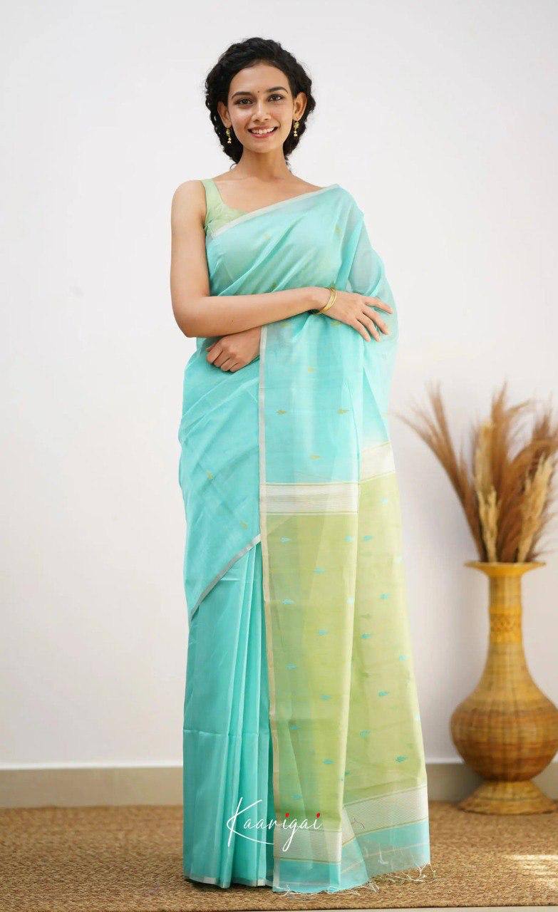 Elegant Soft Lilan Slab Saree with Minimal Weave Detailing