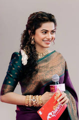 Pure Handloom Kanjivaram Silk Saree for Wedding & Festive Wear