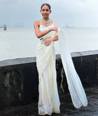 Simple Chiffon Saree.